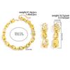 New Punk Trendy Irregular CCB Necklace Drop Earrings for Women Vintage Adjustable Clavicle Chain Party Grunge Jewelry Set