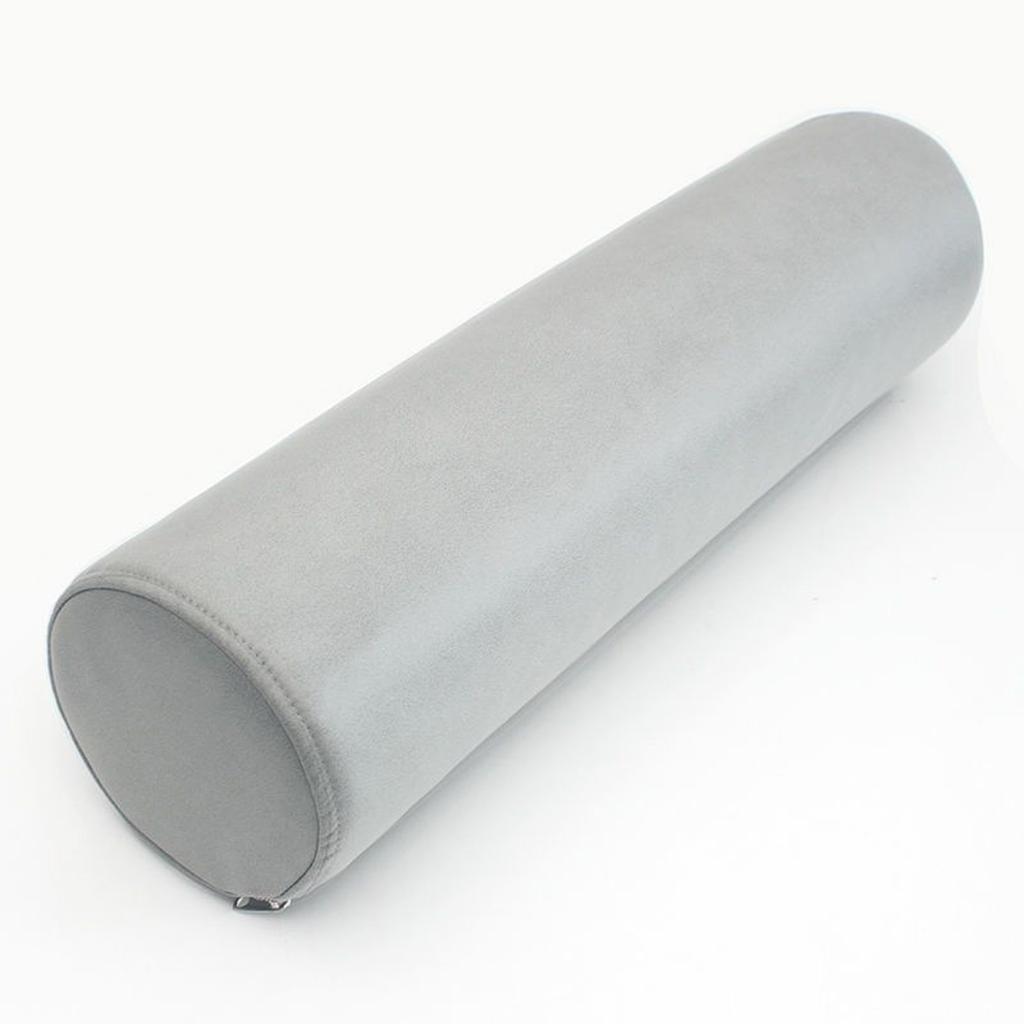 Roll Pillow,Tube Microbead Bolster Pillow With Stay,Cylindrical Pillow Comfortable Roll Pillow Microbead Jelly Bed Pillow Tube Pillow Cushion For Head