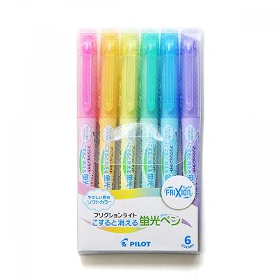 Pilot Friction Light 6-farebná sada Jemné farby