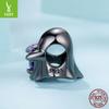 Funny Halloween Ghost Diy Beaded S925 Sterling Silver Niche Dark Wind Beads Loose Beads