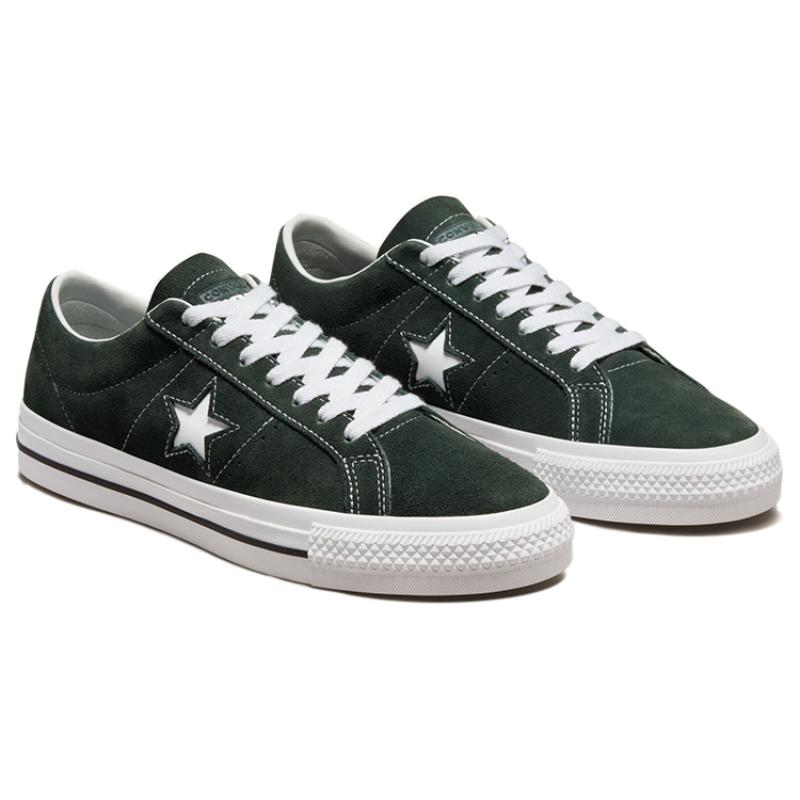 Converse One Star Pro casual wear-resistant non-slip low-top board shoes unisex seaweed green