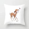Cute Cartoon Panda Print Pattern Cushion Cover Pillow Cover Living Room Sofa Decoration Home