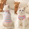 Colorful Stripe Puppy Shirt Cotton Pets Clothes New Spring Thin Vests  for Small Dogs
