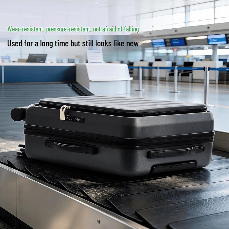 OIWAS 20-inch PC Hardside Carry-On Suitcase with Side-Opening