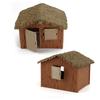 Miniature Tree House Ornament Plastic Tabletop Display Piece for Landscape Dioramas Shelf Styling and Scene Decors