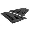 2x Carbon Fiber Look Front Window Louver Cover Trim For Subaru WRX STi 2015-2020