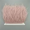 Feather10Meters Ostrich Feathers on Ribbon Tape 10-15cm 4-6" Feather Trim Boa for Clothes Sewing Trimmings Fringe Manmade Decorations