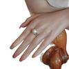 S925 Sterlingsilber Perlen Offener Verstellbarer Ring - Elegantes Nischen-Design für Damen für den Zeigefinger
