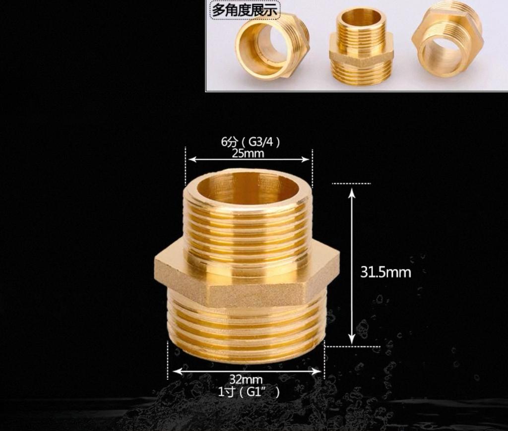 1/2" 3/4" BSP Female Male Thread Tee Type Reducing Copper Elbow Butt Joint Adapter Adapter Coupler Water Pipe Plumbing Fittings