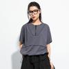 Short Sleeve Plus Size Cotton Vintage Casual Loose Tops Women Summer T-shirt