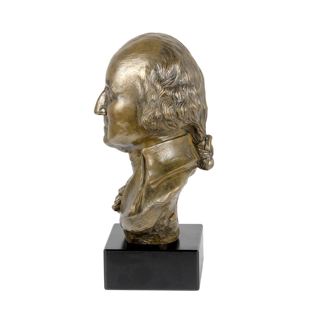 George Washington - marble bust, statuette of a famous person, decoration for office, school, and hotel by the Art-Dog brand