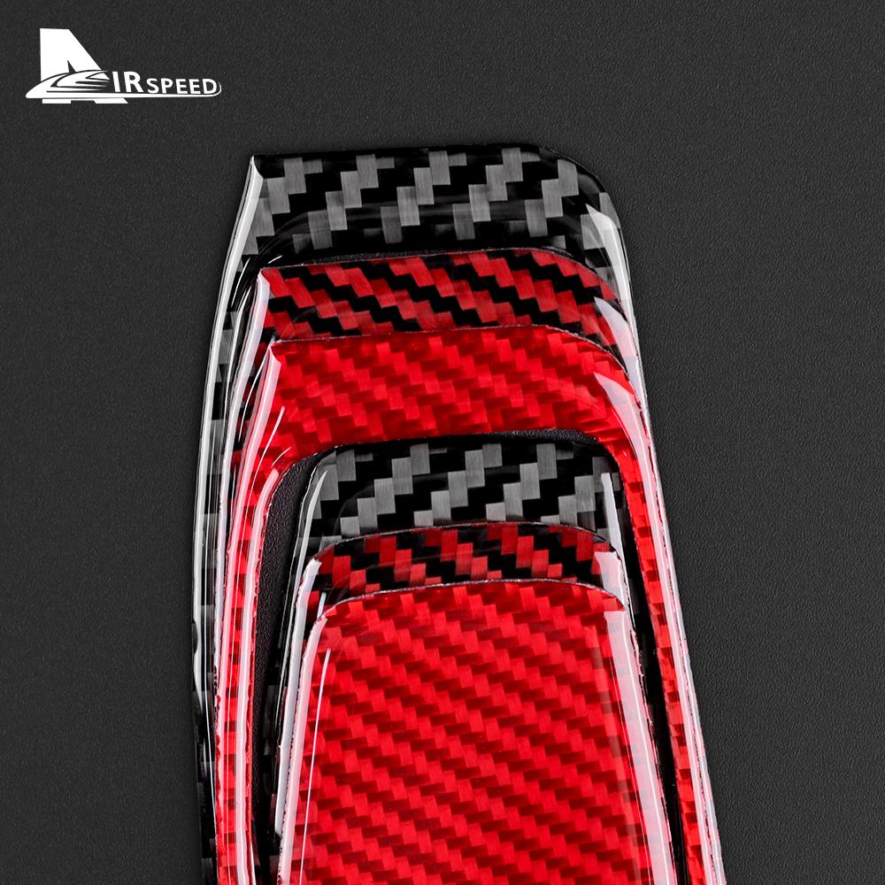 Real Soft Carbon Fiber for Mercedes Benz Smart 451 Fortwo 2008 2009-2014 2015 Car Door Window Lift Switch Button Panel Sticker