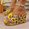 Spring and Summer New Platform Flower Beach Sandals Women
