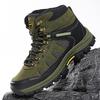 Bottes pour Hommes Hautes Chaussures Décontractées pour Hommes Antidérapantes Chaussures de Randonnée pour Hommes Confortables Durables Semelle Antidérapante Lacets Outdoor Baskets pour Hommes