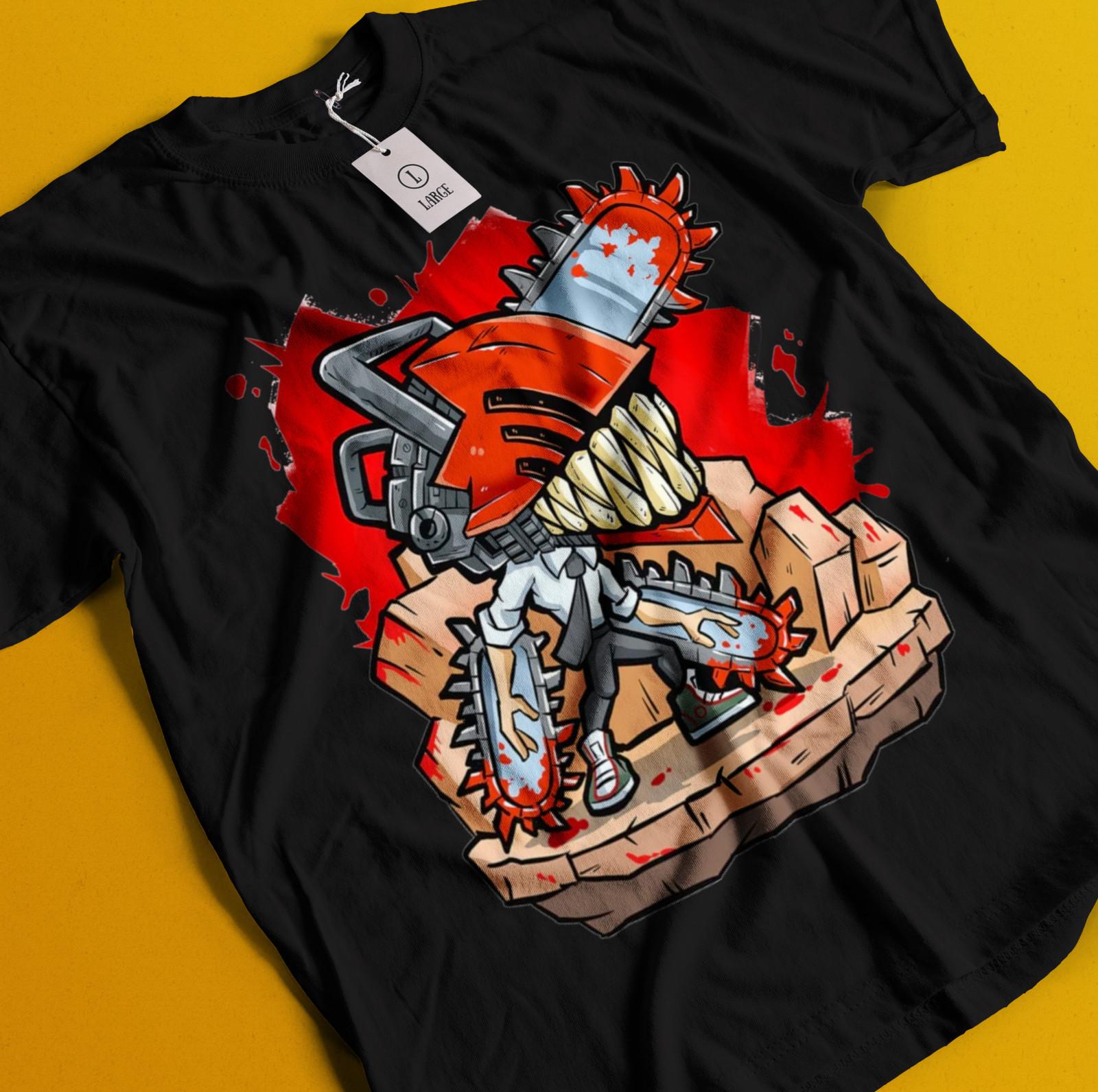 

Chainsaw Man Makima T-Shirt Mens Womens Tees Top Asa Aki Anime Denji Shirt Power Tshirt All Size Tee 4XL