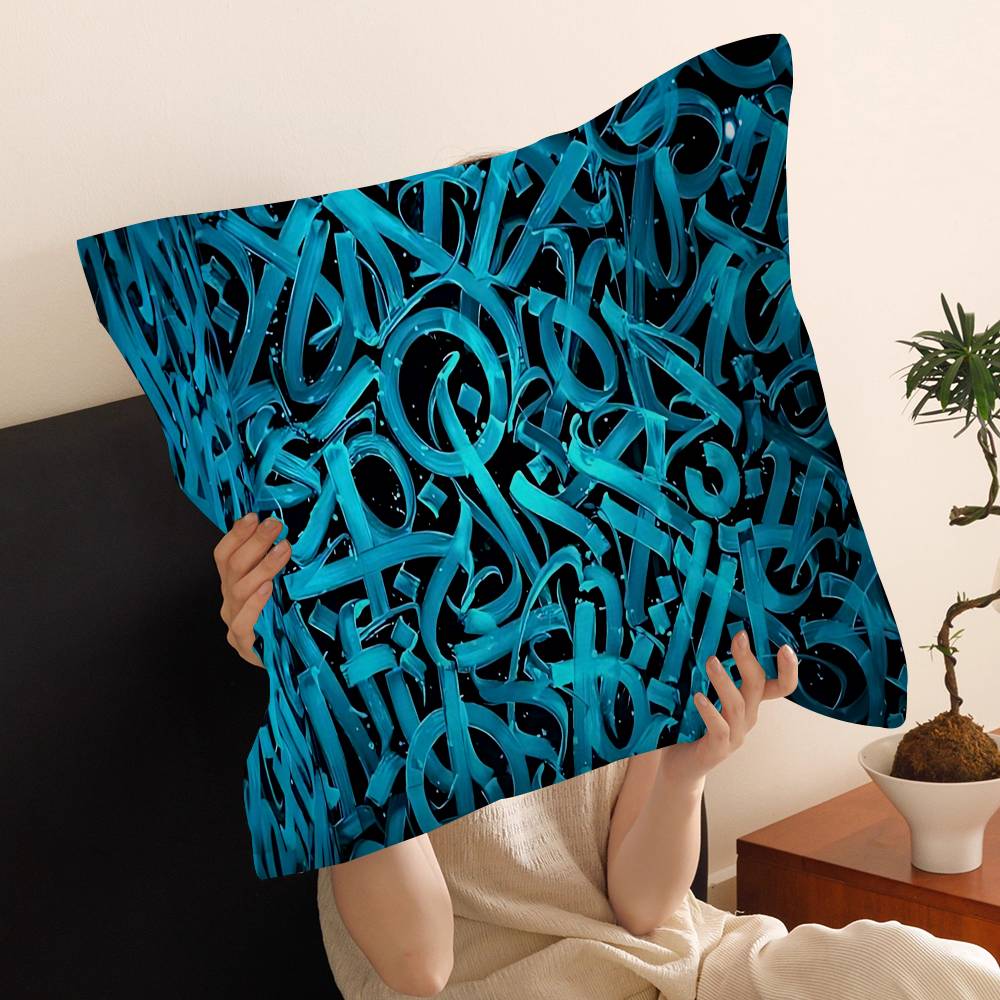 Pokras Totem Design Lampas Art Personalized picture text home decorative pillows Household Gifts 45x45cm