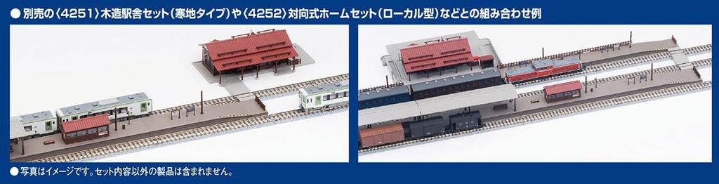 TOMIX N Gauge Island Platform Local Type Roofed Extension 4258 Diorama Supplies