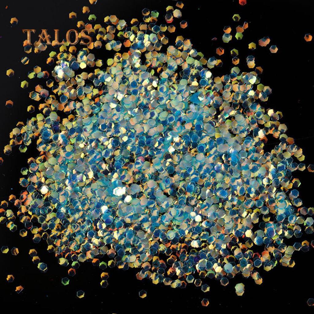 DIY Glitter Acrylic Scale Tips Sequins Sticker Manicure Nail Decor Tool for Lady
