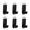 30 Set   Record Wall Mount Acrylic Punch   Floating Record Wall Shelf for Book Magazines