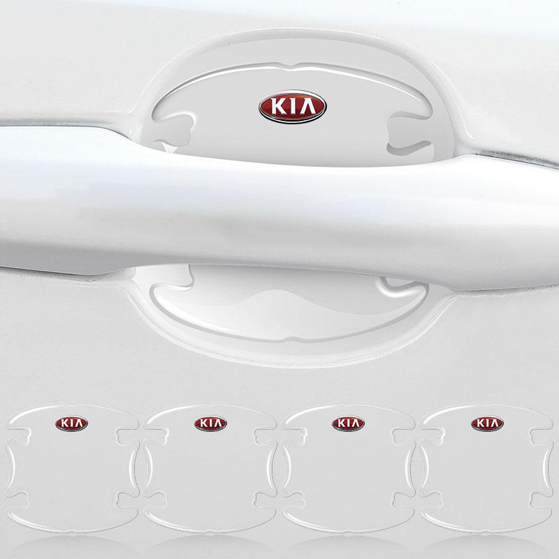 4PCS Transparent Car Door Anti-collision Protector Bumper Strip Sticker For Kia Rio 3 K2 Ceed Cerato K3 Sportage 4 Picanto K5 Optima Sorento