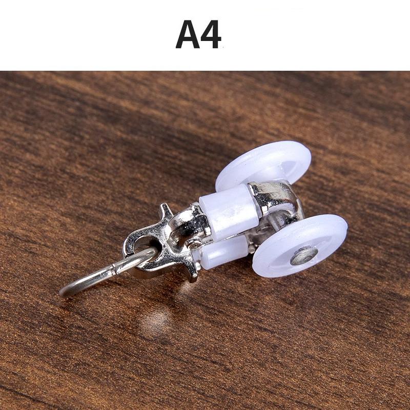 Ceiling Curtain Rail Track Glider Sliding Curtain Track Hook Drapery Rail Roller Carrier Shower Curtain Pulley Window Accessory