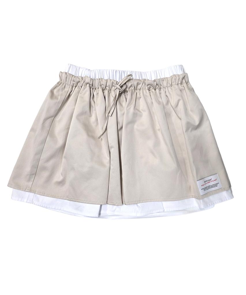 Soipeuyukaen Pleated Beige Skirt