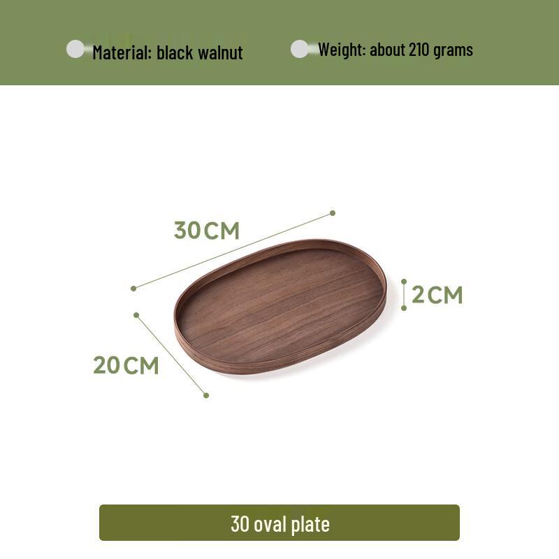 Black Walnut Wood Serving & Tea Tray