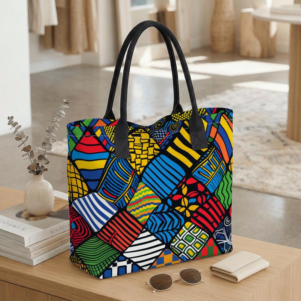  African Pattern Tote Bag Casual Handbag