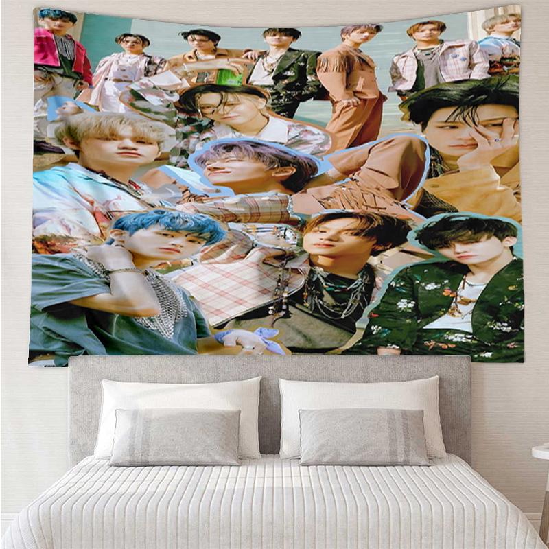 Kpop Music Tapestry Hanging for Bedroom,Livingroom, Playroom,Decor Art Room Wall Tapestry Holiday and Birthday Gifts