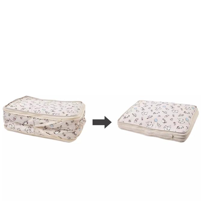 Disney POOH TRAVEL Pooh & Friends Clothes Compression Storage Pouch (L) 2-Room