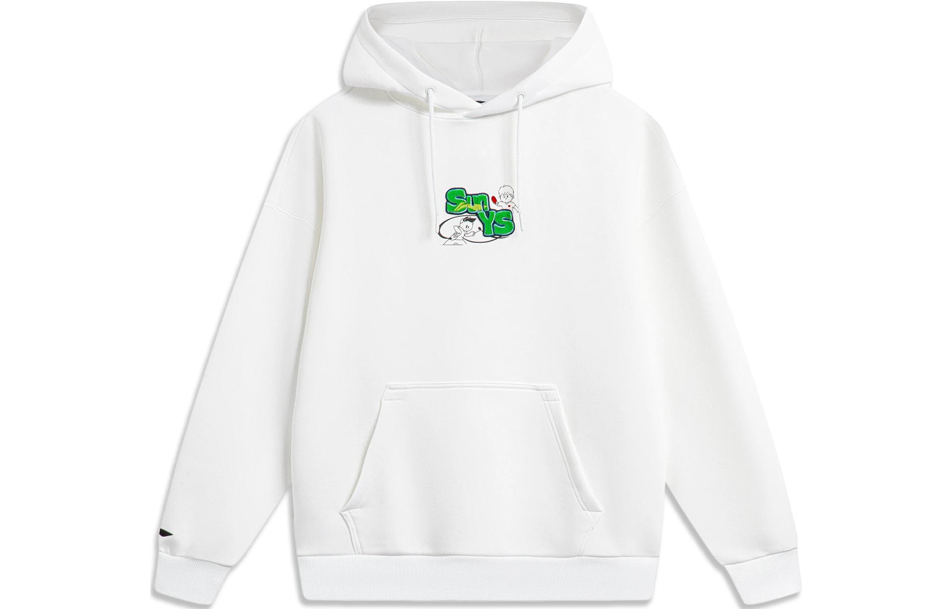 Li Ning Table Tennis Collection Sweatshirt Unisex Standard White AWDTF11-1 2XL