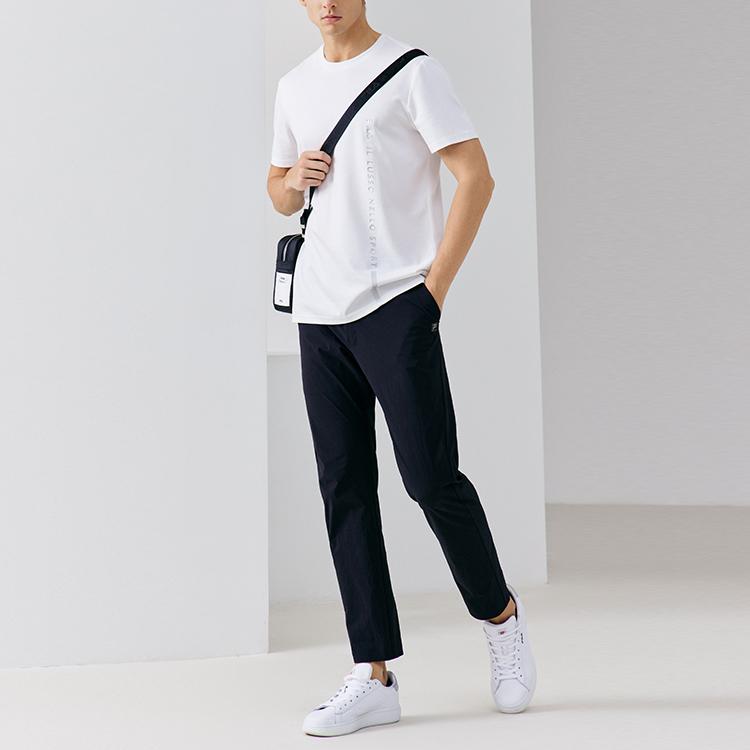 New FILA Casual Pants Men's Jet Black F11M132853F-BK