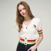 Youk Shim Won Rainbow Short Sleeve Cardigan F Lia