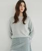 LOSSYROW Mellow Wrap Knit Set Sky Blue