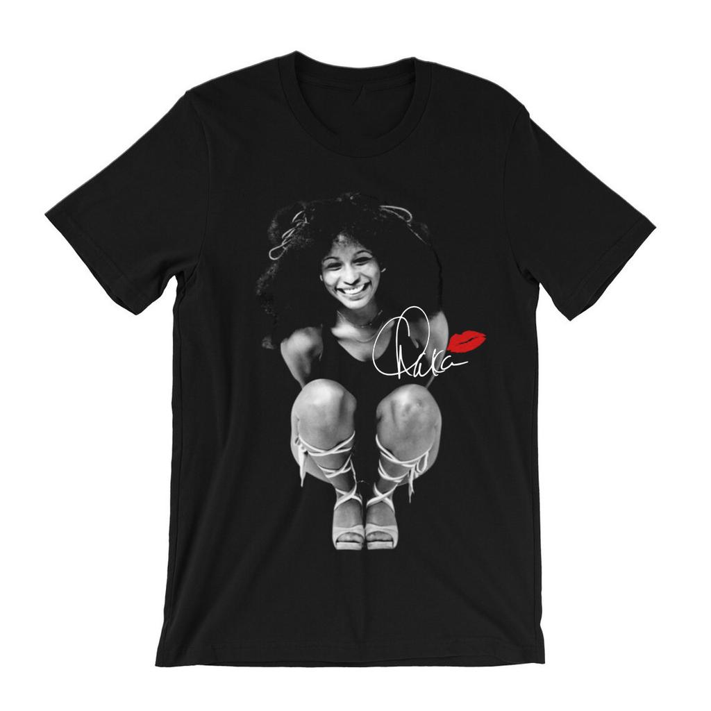 Chaka Khan Music Concert Heavy Cotton Black Full Size Unisex Shirt