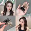 Sweety Bowknot Hair Claw For Women Korean Style Gauze Bow Hair Clip Girls Trendy Rhinestone Hairpin Jewelry Hair Accessories
