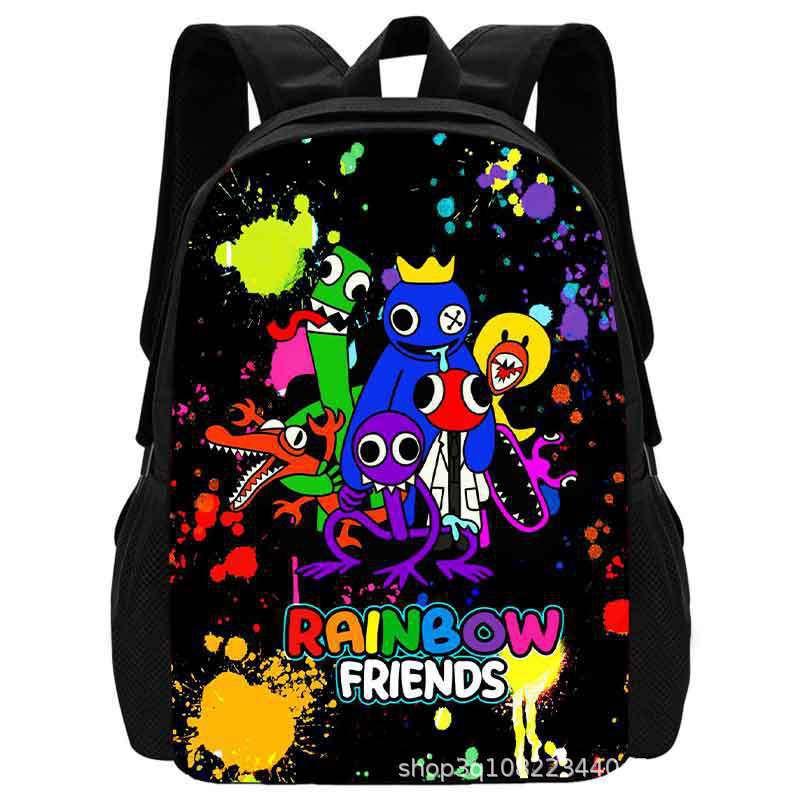 Kids Cartoon Backpack Elementary School Students Large Capacity Ergonomic Design Cotton Lining Oxford Fabric