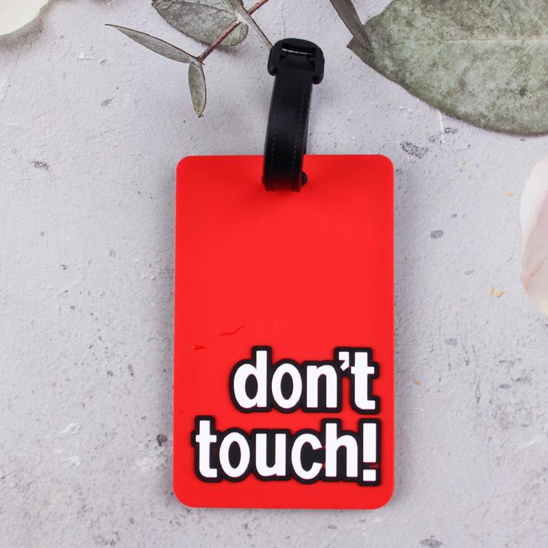 Creative Soft PVC Cartoon Airplane Luggage Tag – Anti-Lost Suitcase Hanger