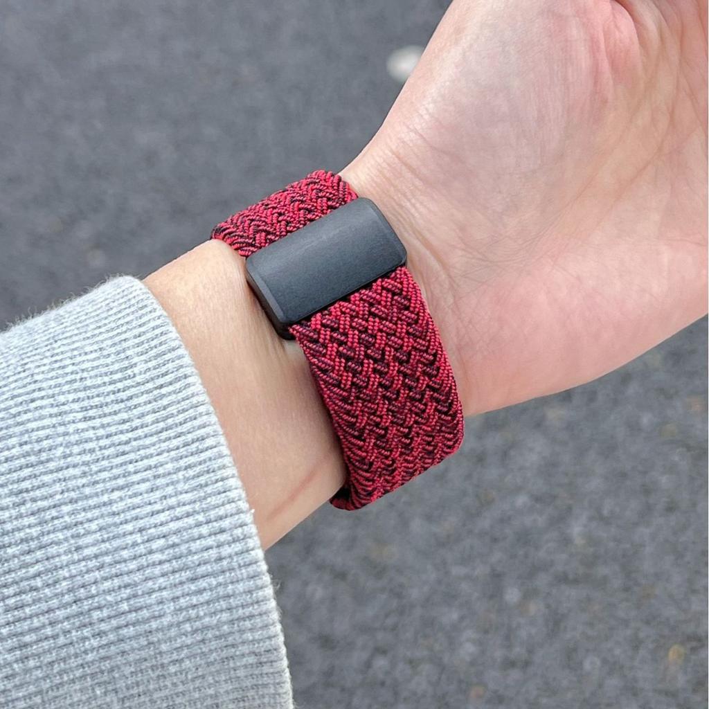 For Applewatch10 Apple Watch iwatch9876se Nylon Braided Magnetic Buckle Strap Sport