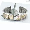 Stainless Steel Watchband Metal Watch Band Premium Solid Polished Bracelet Straps Curved End 24mm 23mm 22mm 21mm 20mm 19mm 18mm