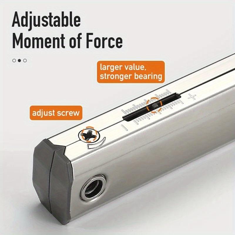 Heavy-duty hydraulic cabinet hinges up and over door stop at will support rod pneumatic pneumatic rod spring support