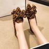 Fashion Suede Leopard Print Woman Flats Slip-on Elegant Party Casual Sale 39 Summer 2025 With Discount Chic Trend Spring Shoes for Women