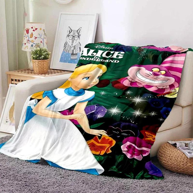 

Cartoon 29 Style Alice in Wonderland Cheshire Cat Soft Flannel Blanket for Bed Bedroom Sofa Picnic,Throw Blanket for Outdoors 3D 30x40in