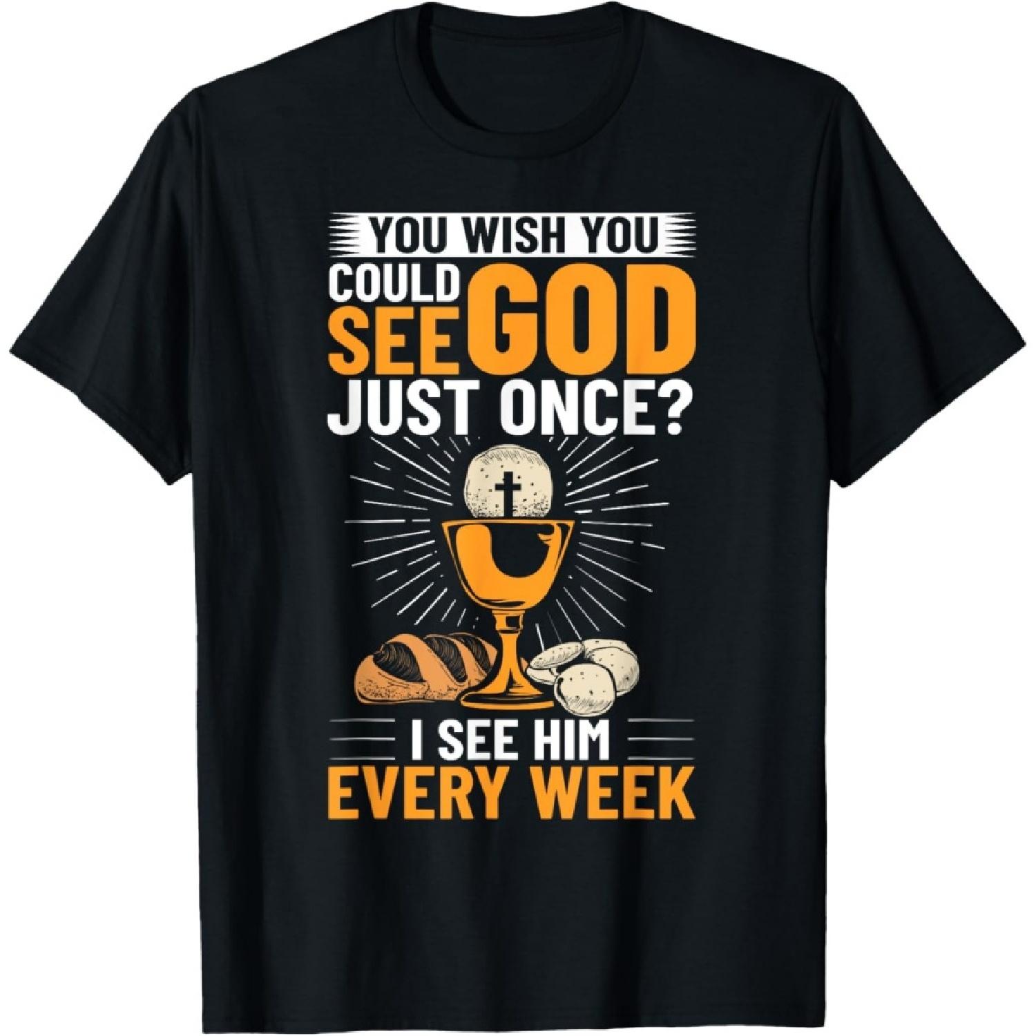 

Religious Bible Faith Religion God Communion Christian T-Shirt, Small, Black XXXXXL чорний