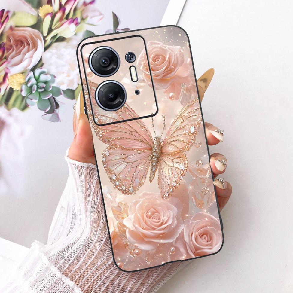 Phone Case For Infinix Hot 30 5G Cover X6832 Cute Cat Fashion Funny Painted Bumper For Infinix Hot30 5G Casing