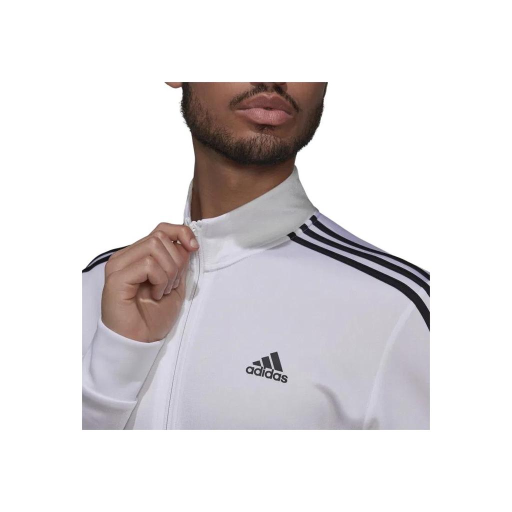 adidas Niezbędna rozgrzewka 3 paski kurtka dresowa męska kurtka biała H46102