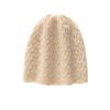 Autumn and winter new% cashmere double-layer hat pattern hollow men's and women's pullover knitted headhat