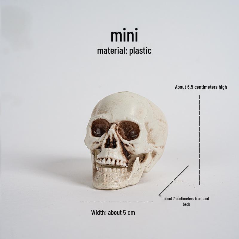 Маленький череп Хэллоуинский реквизит украшение для дома с привидениями или декора бара