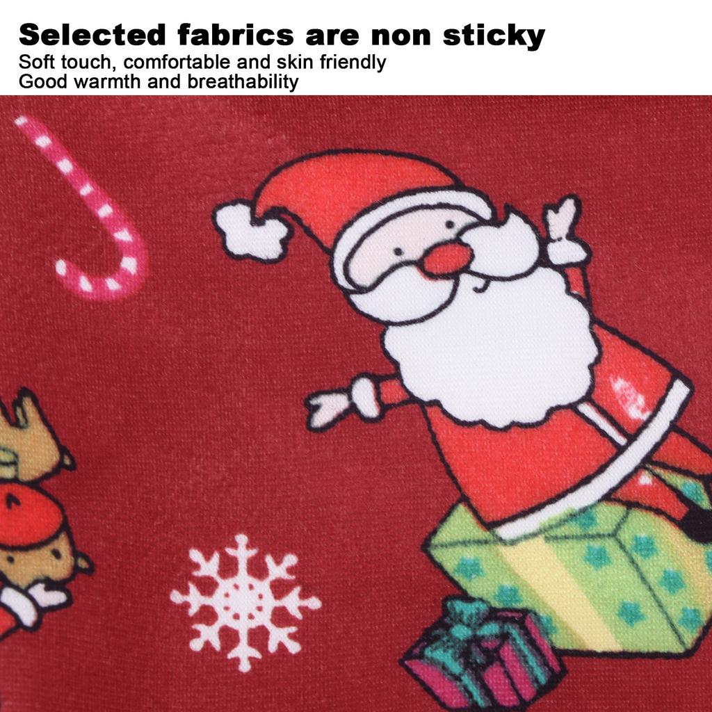 Pet Sweater Red Santa Lovely Cartoon Printing Warm Dog Christmas Clothes for Small Pet Christmas Costume