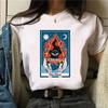 Witch Triple Moon Gothic Sun top women harajuku t-shirts girl graphic harajuku 2000s clothing women's gothic style sleeve shirt